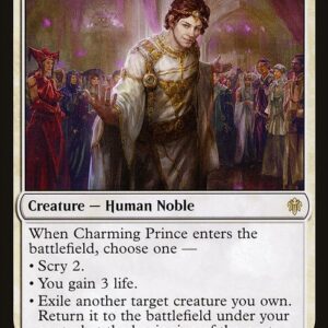 Throne of Eldraine - 8 - Charming Prince - Rare - W - Non-foil