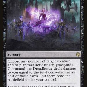 War of the Spark - 82 - Command the Dreadhorde - Rare - B - Foil (Front)