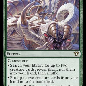 Commander Masters - 327 - Tooth and Nail - Rare - G - Foil