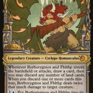 March of the Machine - 303 - Borborygmos and Fblthp - Mythic - Multi - Foil