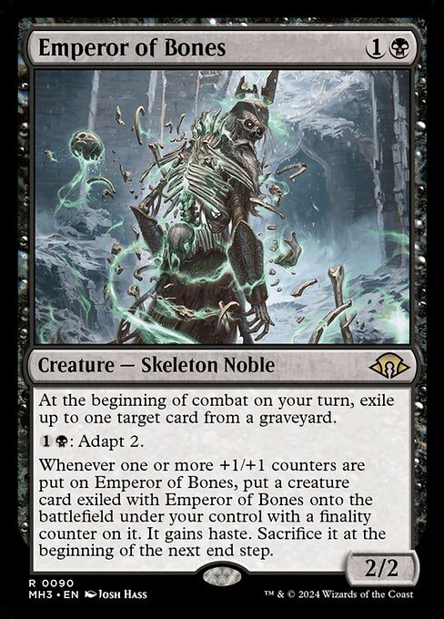 Modern Horizons 3 - 90 - Emperor of Bones - Rare - B - Foil
