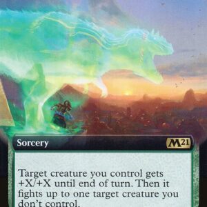 Core Set 2021 - 377 - Primal Might - Rare - G - Foil (Front)