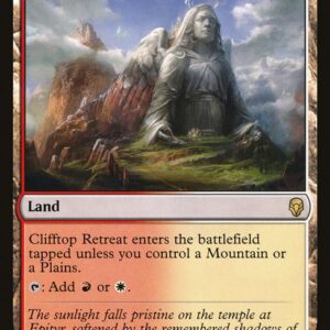 Dominaria - 239 - Clifftop Retreat - Rare - C - Foil