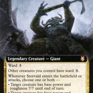 Forgotten Realms Commander - 327 - Storvald, Frost Giant Jarl - Mythic - Multi - Non-foil (Front)