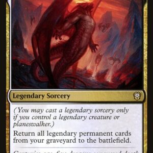 Dominaria United Commander - 165 - Primevals' Glorious Rebirth - Rare - WB - Non-foil