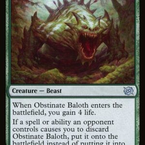 The Brothers' War - 187 - Obstinate Baloth - Uncommon - G - Non-foil