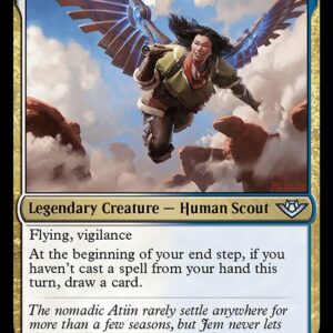 Outlaws of Thunder Junction - 209 - Jem Lightfoote, Sky Explorer - Uncommon - WU - Non-foil