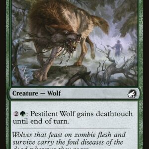 Innistrad: Midnight Hunt - 192 - Pestilent Wolf - Common - G - Foil