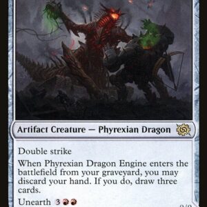 The Brothers' War - 163a - Phyrexian Dragon Engine - Rare - C - Non-foil
