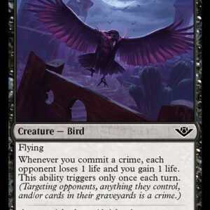 Outlaws of Thunder Junction - 101 - Raven of Fell Omens - Common - B - Non-foil