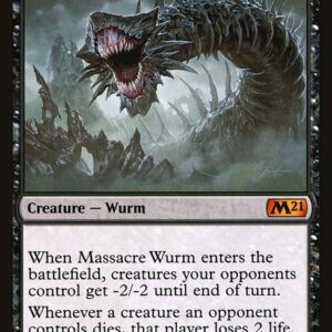 Core Set 2021 - 114 - Massacre Wurm - Mythic - B - Non-foil (Front)