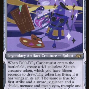 Unfinity - 274 - D00-DL, Caricaturist - Rare - C - Foil