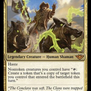 Outlaws of Thunder Junction - 205 - Ghired, Mirror of the Wilds - Mythic - Multi - Non-foil