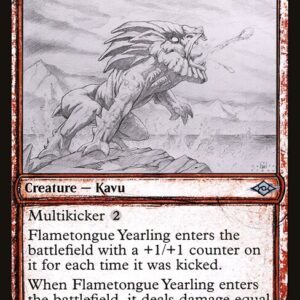 Modern Horizons 2 - 350 - Flametongue Yearling - Uncommon - R - Foil