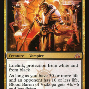 Dragon's Maze - 57 - Blood Baron of Vizkopa - Mythic - WB - Non-foil (Front)