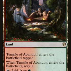 Commander Legends: Battle for Baldur's Gate - 921 - Temple of Abandon - Rare - C - Non-foil