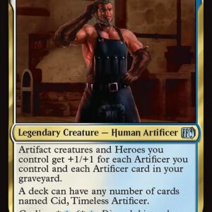 Final Fantasy - 416 - Cid, Timeless Artificer - Uncommon - WU - Non-foil