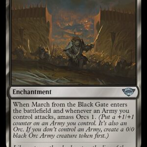 The Lord of the Rings: Tales of Middle-earth - 94 - March from the Black Gate - Uncommon - B - Foil