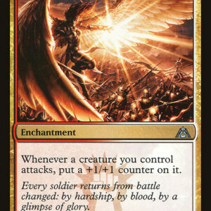 Dragon's Maze - 73 - Gleam of Battle - Uncommon - WR - Non-foil (Front)