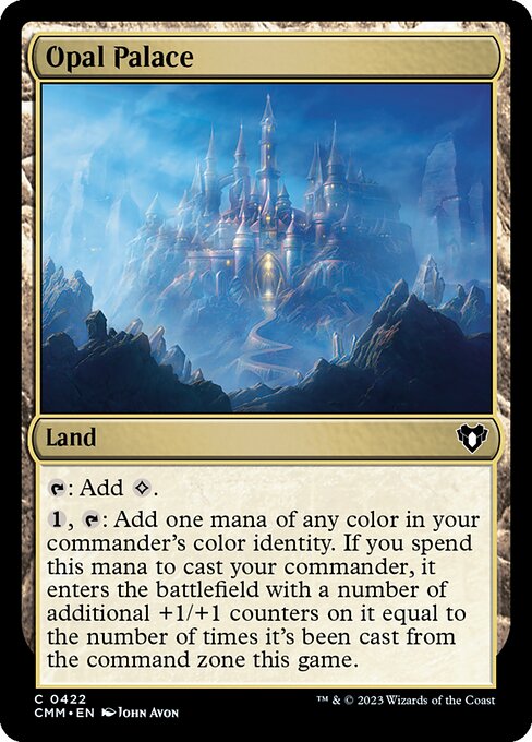 Commander Masters - 422 - Opal Palace - Common - C - Non-foil