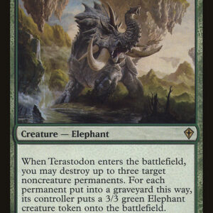 Worldwake - 115 - Terastodon - Rare - G - Non-foil