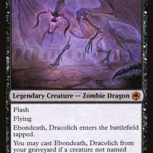 Adventures in the Forgotten Realms - 100 - Ebondeath, Dracolich - Mythic - B - Non-foil