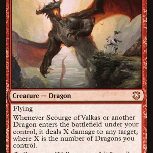 Forgotten Realms Commander - 137 - Scourge of Valkas - Mythic - R - Non-foil (Front)