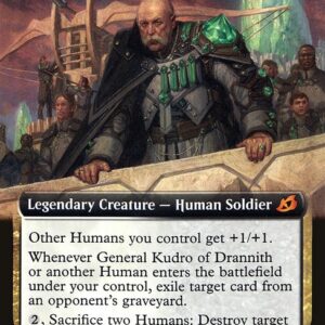 Ikoria: Lair of Behemoths - 335 - General Kudro of Drannith - Mythic - WB - Non-foil (Front)