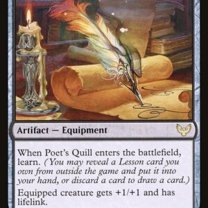 Strixhaven: School of Mages - 82 - Poet's Quill - Rare - B - Non-foil