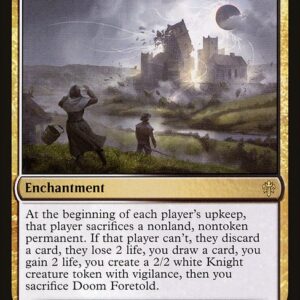 Throne of Eldraine - 187 - Doom Foretold - Rare - WB - Foil