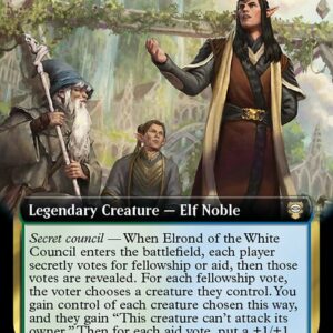 Tales of Middle-earth Commander - 134 - Elrond of the White Council - Rare - UG - Non-foil