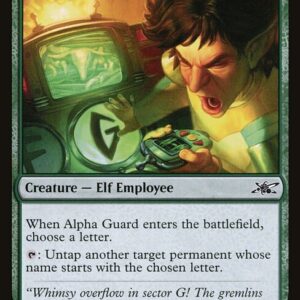 Unfinity - 129 - Alpha Guard - Common - G - Foil