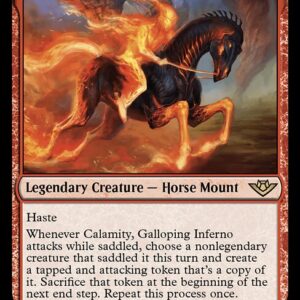 Outlaws of Thunder Junction - 116 - Calamity, Galloping Inferno - Rare - R - Foil