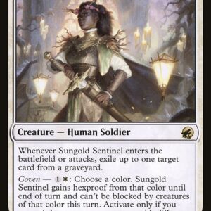 Innistrad: Midnight Hunt - 37 - Sungold Sentinel - Rare - W - Foil