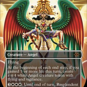 The Lost Caverns of Ixalan - 334 - Resplendent Angel - Mythic - W - Non-foil (Front)