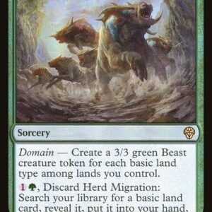 Dominaria United - 429 - Herd Migration - Rare - G - Foil