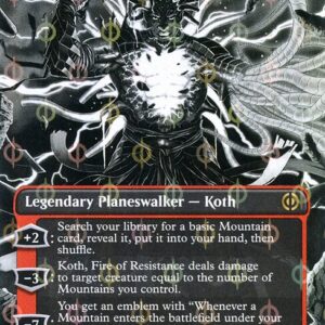 Phyrexia: All Will Be One - 446 - Koth, Fire of Resistance - Rare - R - Foil