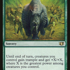 Commander 2014 - 208 - Overwhelming Stampede - Rare - G - Non-foil (Front)