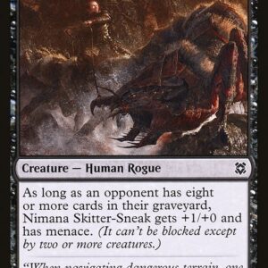 Zendikar Rising - 116 - Nimana Skitter-Sneak - Common - B - Non-foil
