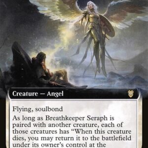 Crimson Vow Commander - 69 - Breathkeeper Seraph - Rare - W - Non-foil (Front)