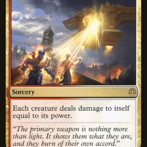 War of the Spark - 216 - Solar Blaze - Rare - WR - Foil (Front)