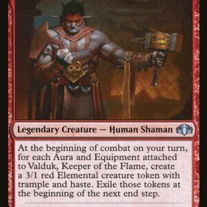 Dominaria Remastered - 147 - Valduk, Keeper of the Flame - Uncommon - R - Non-foil