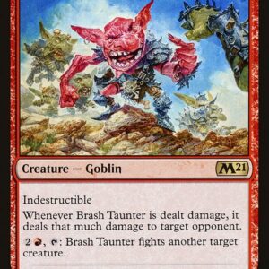 Core Set 2021 - 133 - Brash Taunter - Rare - R - Non-foil (Front)