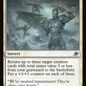 Edge of Eternities - 33 - Scout for Survivors - Uncommon - W - Foil