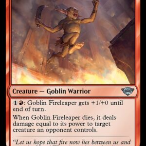 The Lord of the Rings: Tales of Middle-earth - 133 - Goblin Fireleaper - Uncommon - R - Non-foil