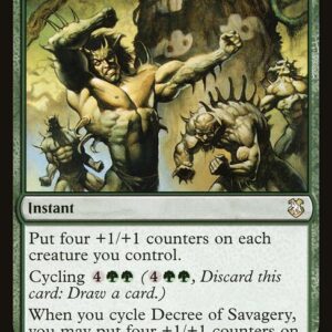 Forgotten Realms Commander - 156 - Decree of Savagery - Rare - G - Non-foil (Front)