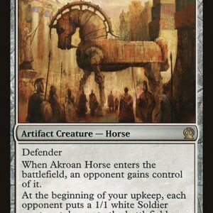 Theros - 210 - Akroan Horse - Rare - C - Non-foil (Front)