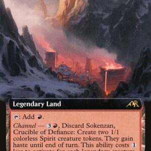Kamigawa: Neon Dynasty - 504 - Sokenzan, Crucible of Defiance - Rare - C - Foil