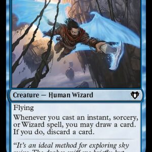 Commander Masters - 134 - Windrider Wizard - Common - U - Non-foil