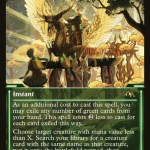 Kamigawa: Neon Dynasty - 393 - March of Burgeoning Life - Rare - G - Non-foil